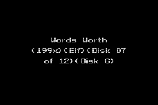 Words Worth (199x)(Elf)(Disk 07 of 12)(Disk G)