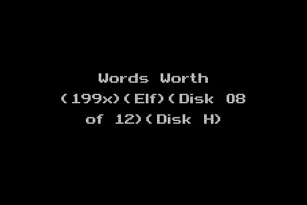 Words Worth (199x)(Elf)(Disk 08 of 12)(Disk H)