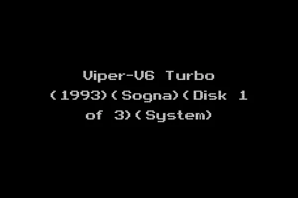 Viper-V6 Turbo (1993)(Sogna)(Disk 1 of 3)(System)