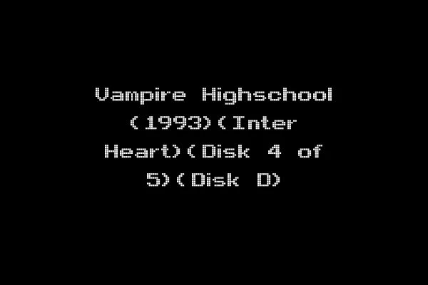 Vampire Highschool (1993)(Inter Heart)(Disk 4 of 5)(Disk D)