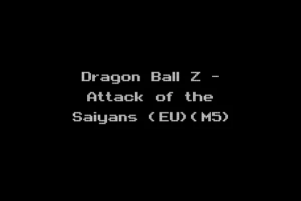 Dragon Ball Z - Attack of the Saiyans (EU)(M5)