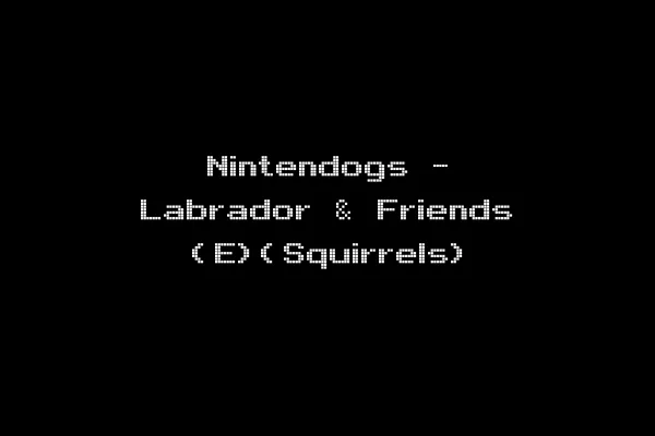 Nintendogs - Labrador & Friends (E)(Squirrels)