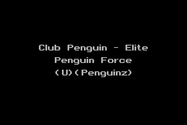 Club Penguin - Elite Penguin Force (U)(Penguinz)