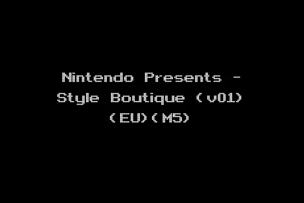 Nintendo Presents - Style Boutique (v01) (EU)(M5)