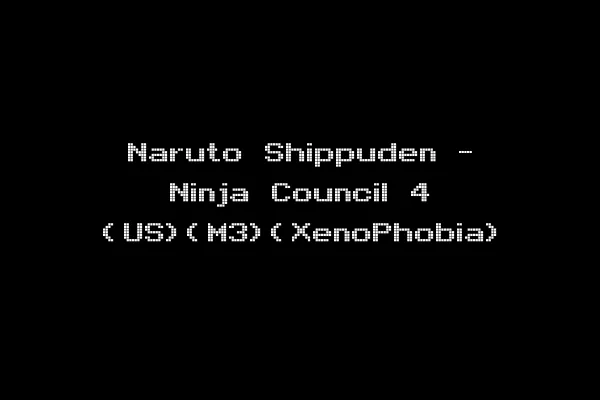 Naruto Shippuden - Ninja Council 4 (US)(M3)(XenoPhobia)