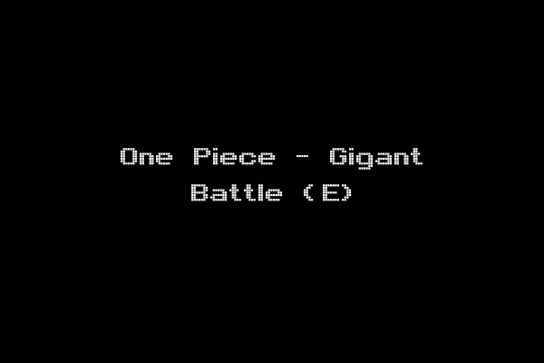 One Piece - Gigant Battle (E)