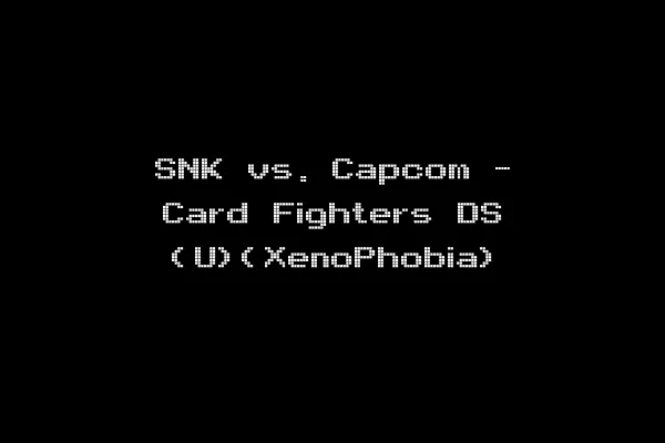 SNK vs. Capcom - Card Fighters DS (U)(XenoPhobia)