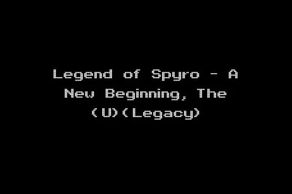 Legend of Spyro - A New Beginning, The (U)(Legacy)