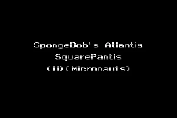 SpongeBob's Atlantis SquarePantis (U)(Micronauts)
