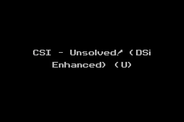 CSI - Unsolved! (DSi Enhanced) (U)