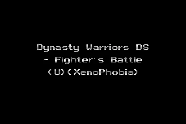 Dynasty Warriors DS - Fighter's Battle (U)(XenoPhobia)