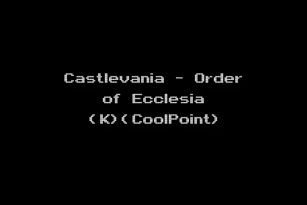 Castlevania - Order of Ecclesia (K)(CoolPoint)