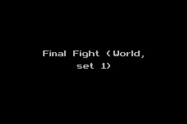 Final Fight (World, set 1)