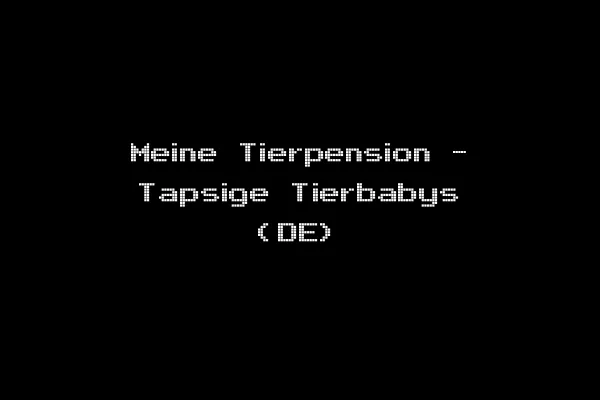 Meine Tierpension - Tapsige Tierbabys (DE)