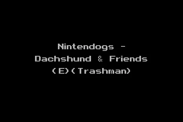 Nintendogs - Dachshund & Friends (E)(Trashman)