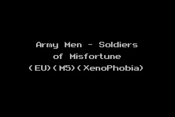 Army Men - Soldiers of Misfortune (EU)(M5)(XenoPhobia)
