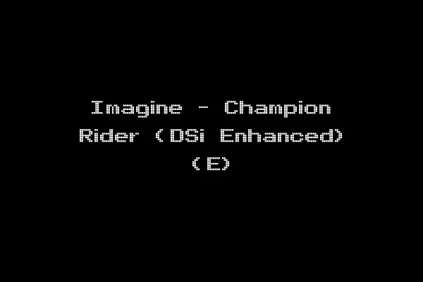 Imagine - Champion Rider (DSi Enhanced) (E)