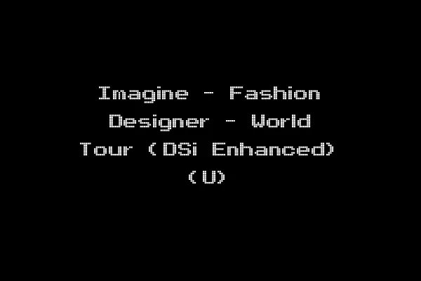 Imagine - Fashion Designer - World Tour (DSi Enhanced) (U)