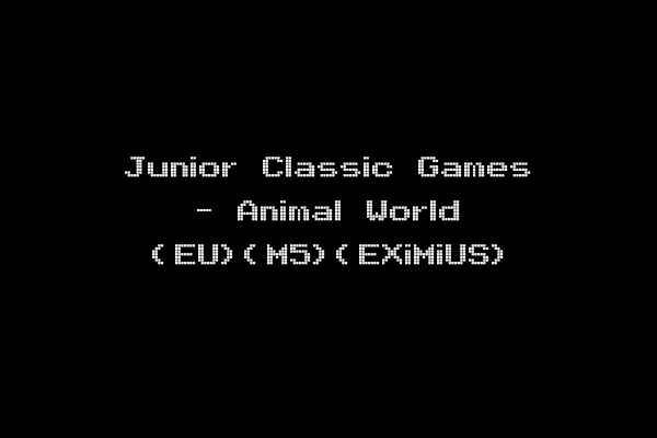 Junior Classic Games - Animal World (EU)(M5)(EXiMiUS)