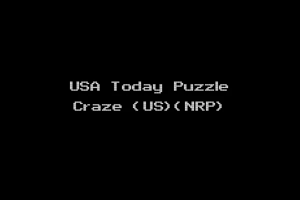 USA Today Puzzle Craze (US)(NRP)