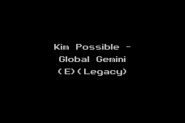 Kim Possible - Global Gemini (E)(Legacy)
