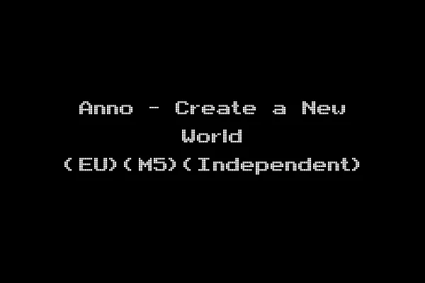 Anno - Create a New World (EU)(M5)(Independent)
