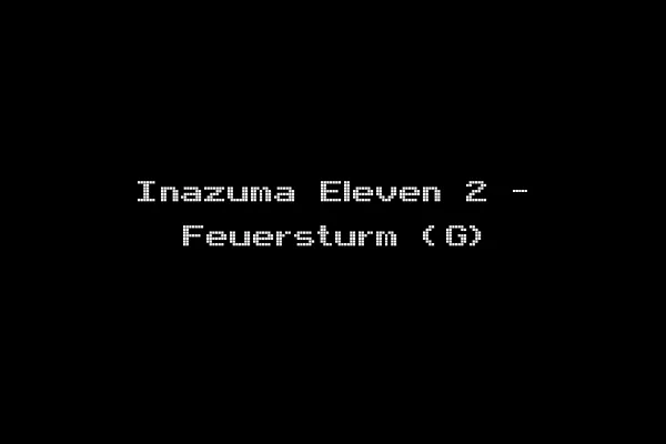 Inazuma Eleven 2 - Feuersturm (G)