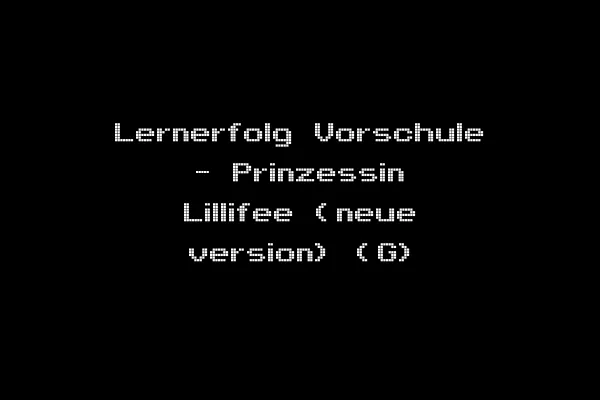 Lernerfolg Vorschule - Prinzessin Lillifee (neue version) (G)
