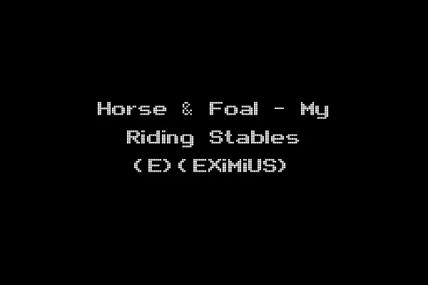 Horse & Foal - My Riding Stables (E)(EXiMiUS)