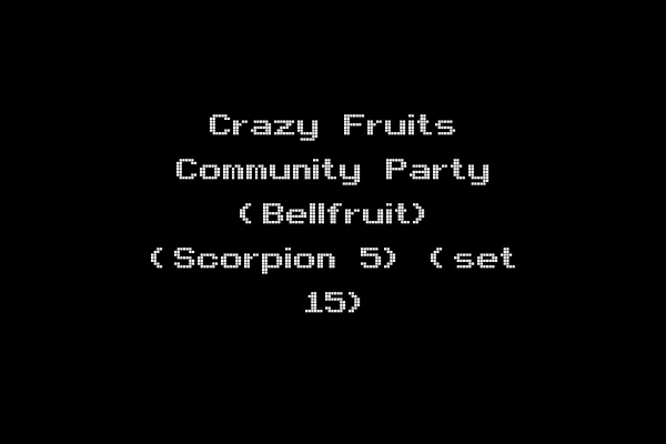 Crazy Fruits Community Party (Bellfruit) (Scorpion 5) (set 15)