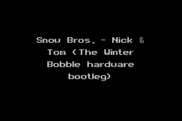 Snow Bros. - Nick & Tom (The Winter Bobble hardware bootleg)