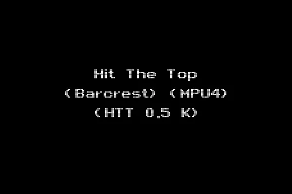 Hit The Top (Barcrest) (MPU4) (HTT 0.5 K)