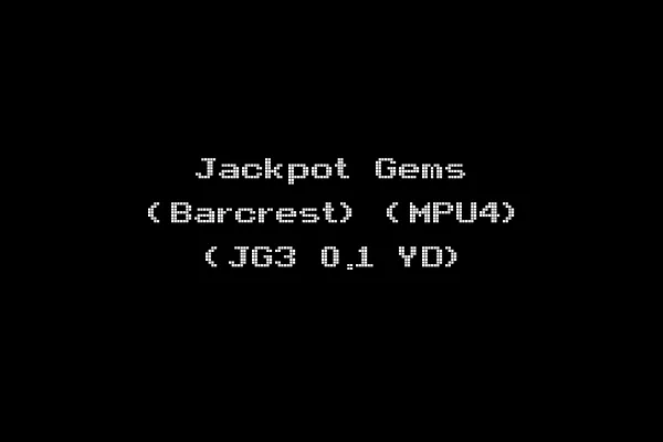 Jackpot Gems (Barcrest) (MPU4) (JG3 0.1 YD)