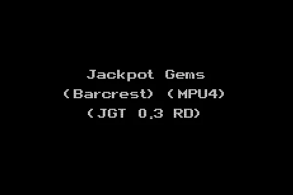 Jackpot Gems (Barcrest) (MPU4) (JGT 0.3 RD)