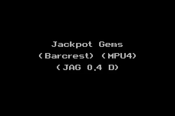 Jackpot Gems (Barcrest) (MPU4) (JAG 0.4 D)