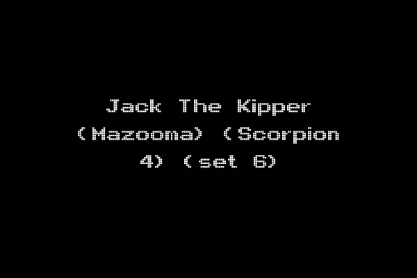 Jack The Kipper (Mazooma) (Scorpion 4) (set 6)