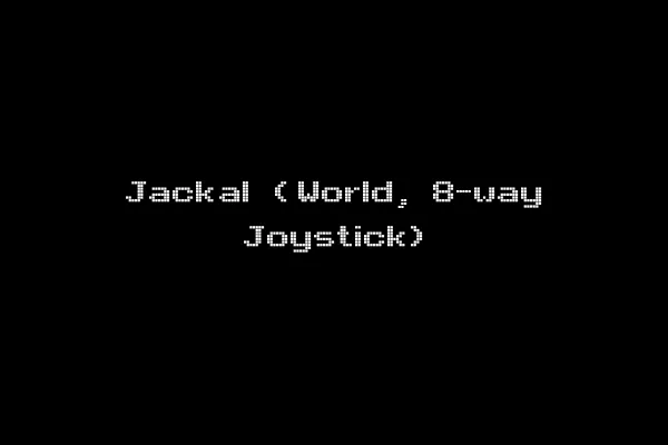 Jackal (World, 8-way Joystick)