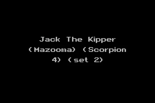 Jack The Kipper (Mazooma) (Scorpion 4) (set 2)