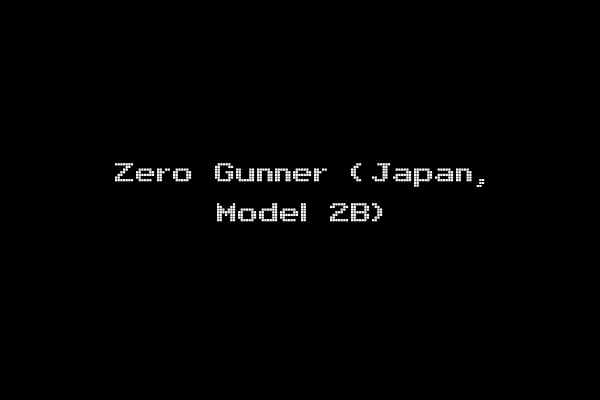Zero Gunner (Japan, Model 2B)