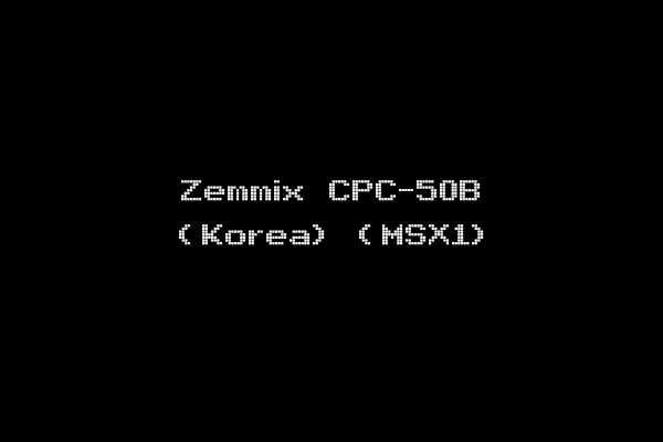 Zemmix CPC-50B (Korea) (MSX1)