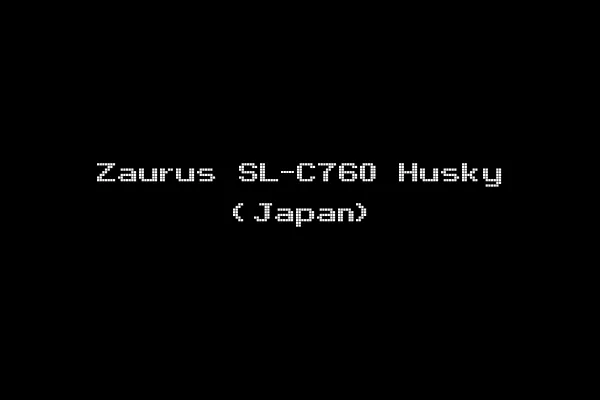 Zaurus SL-C760 Husky (Japan)