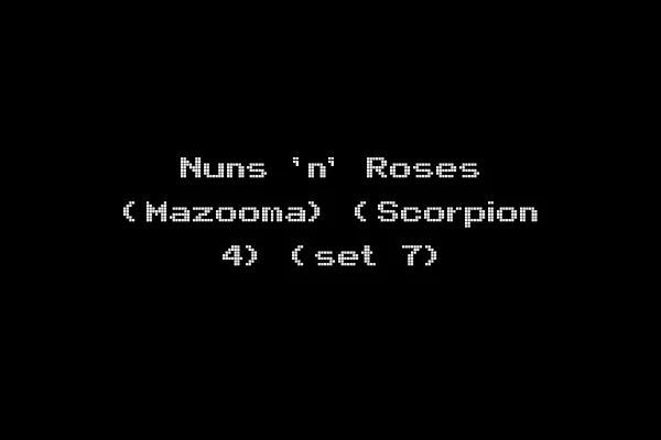 Nuns 'n' Roses (Mazooma) (Scorpion 4) (set 7)