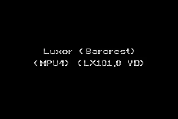 Luxor (Barcrest) (MPU4) (LX101.0 YD)