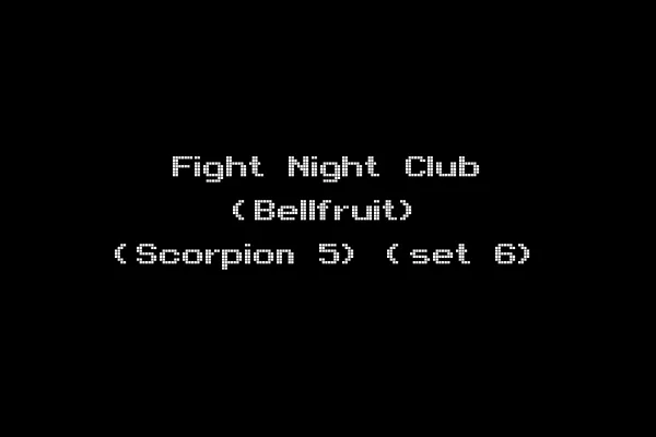Fight Night Club (Bellfruit) (Scorpion 5) (set 6)