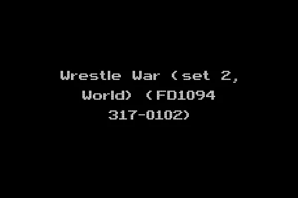 Wrestle War (set 2, World) (FD1094 317-0102)