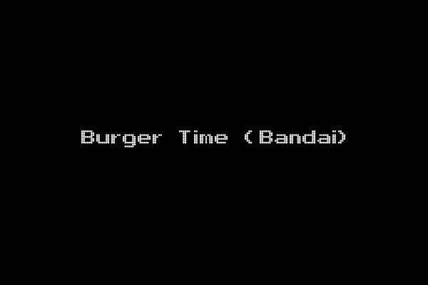 Burger Time (Bandai)