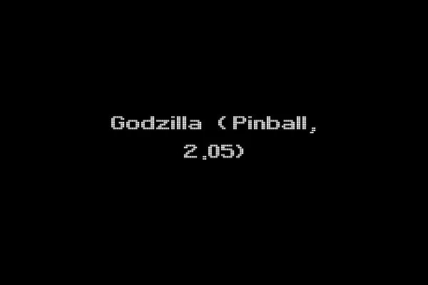 Godzilla (Pinball, 2.05)