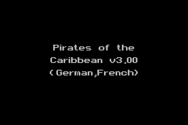 Pirates of the Caribbean v3.00 (German,French)