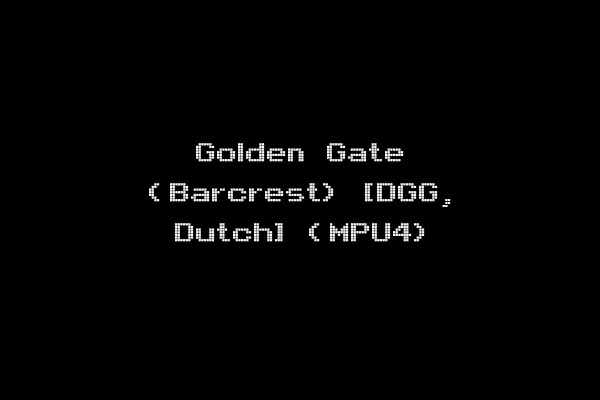 Golden Gate (Barcrest) [DGG, Dutch] (MPU4)