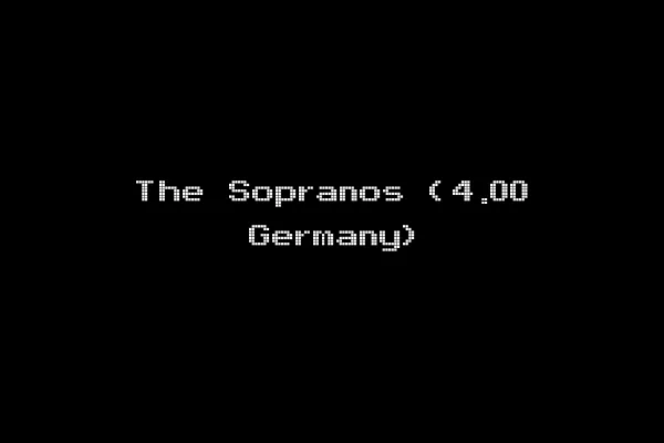 The Sopranos (4.00 Germany)
